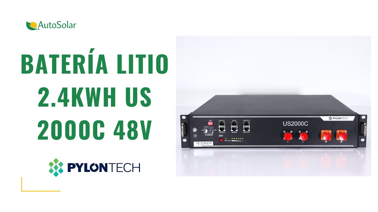 Pylontech US 2000C 48V 2.4KWh - Batería Litio