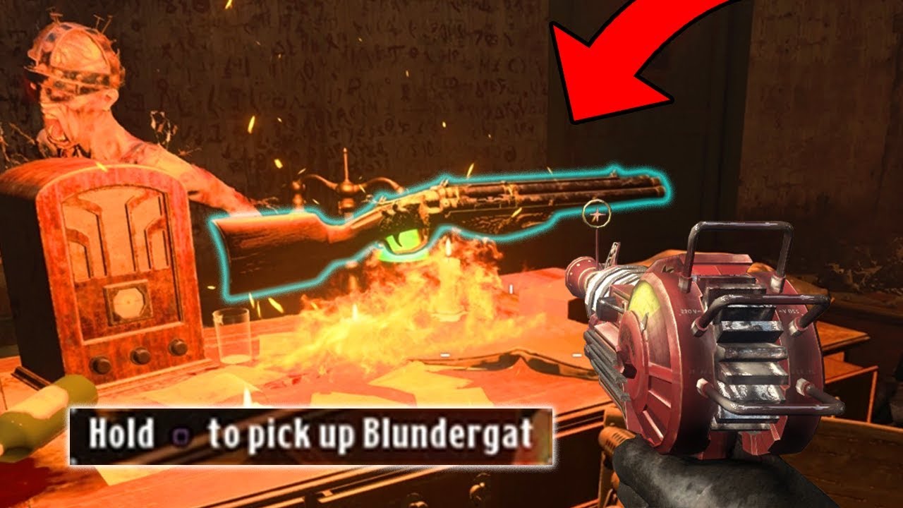 How To Get FREE BLUNDERGAT in BLOOD OF THE DEAD (Black Ops 4 Zombies Tutorial Skulls Location Guide)