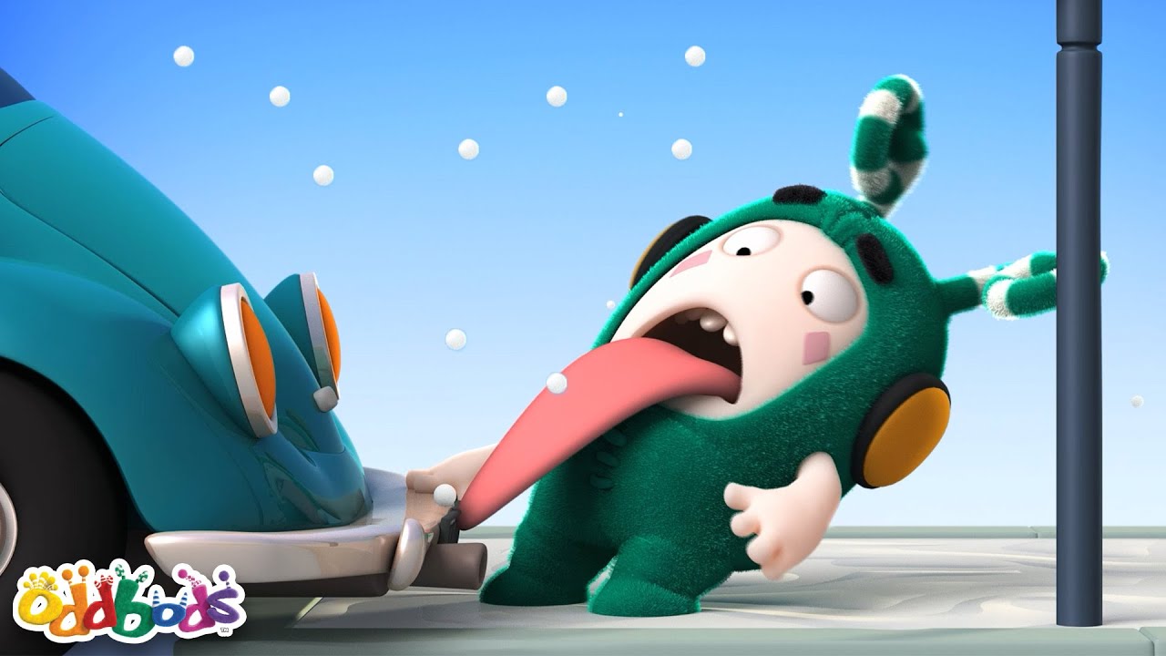 Прилип к Машине | Чуддики | Смешные мультики для детей Oddbods