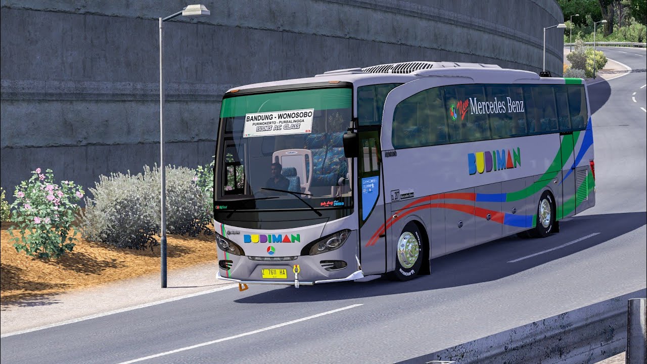 KULER Termboisss di jalur selatan!! Budiman Cah Cilik bandung-wonosobo || Ets2 Bus Mod Indonesia