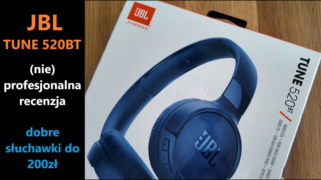 🎧 Słuchawki JBL Tune 520 BT ‐ recenzja