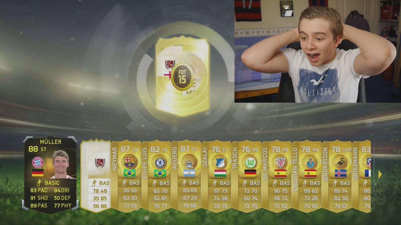 MY LUNAR FIFA 15 PACK OPENING