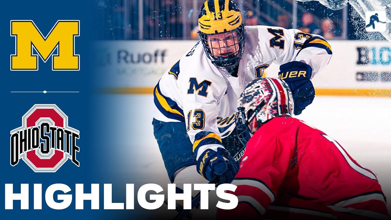 Michigan vs Ohio State | NCAA College Hockey | Highlights - November 21, 2025