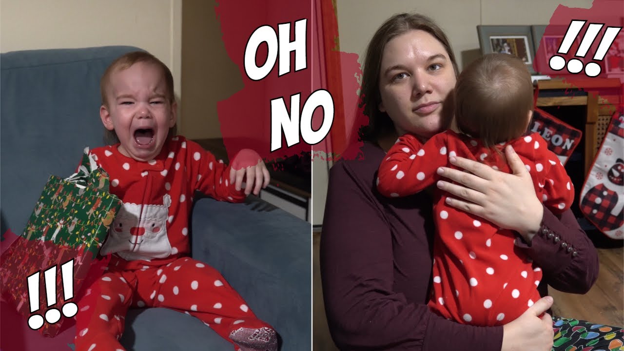 Baby Gets Hurt Opening Christmas Gifts | Vlogmas Day 23 2023