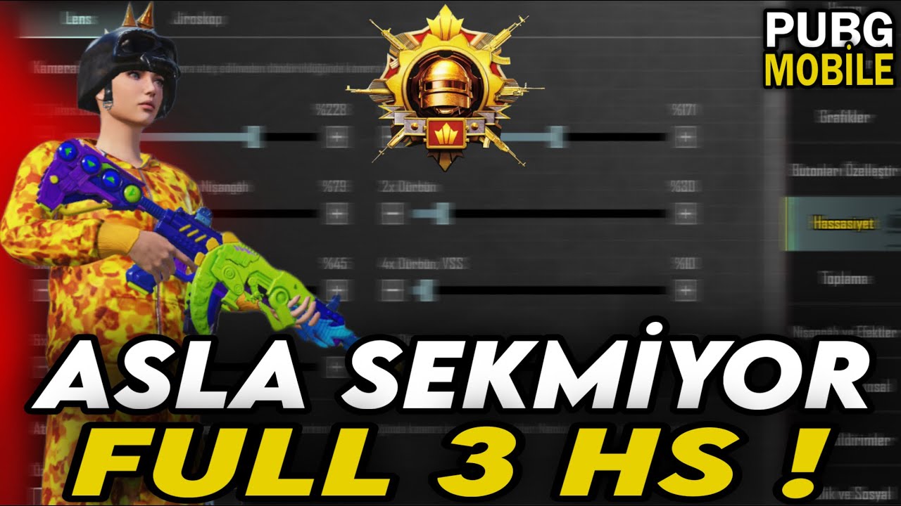 HER CİHAZA YAPILMASI GEREKEN TÜM AYARLAR ! CİHAZIN İÇİN EN İYİ HASSASİYET VE KONTROL | PUBG MOBİLE