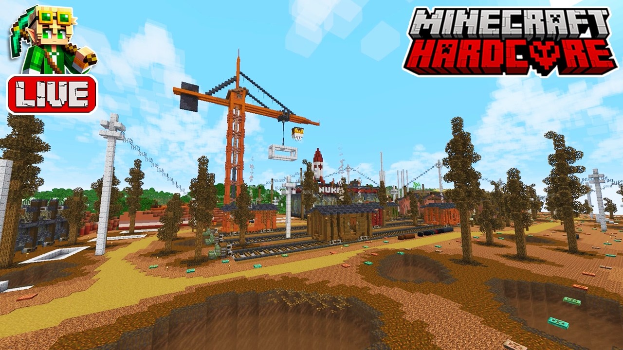 🔴 LIVE 🔴 A Fallout-Inspired Store in my 54,200 Day Hardcore Minecraft World