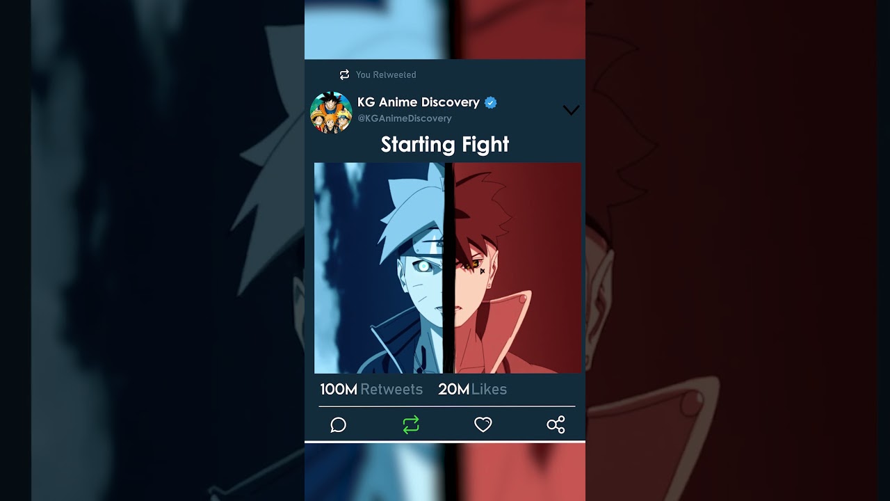 Boruto vs Kawaki Fight  