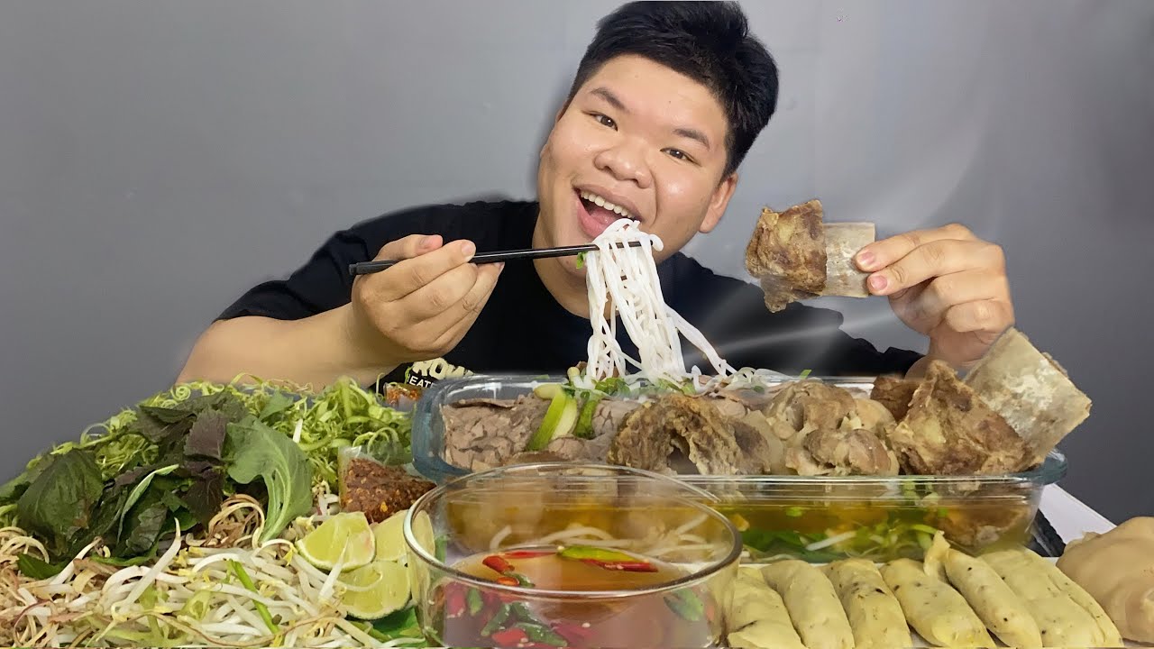 Bún Bò Nga Bùi Đặc Biệt Sườn Chả Giò Heo Thơm Ngon Khó Cưỡng | Dương Doubar