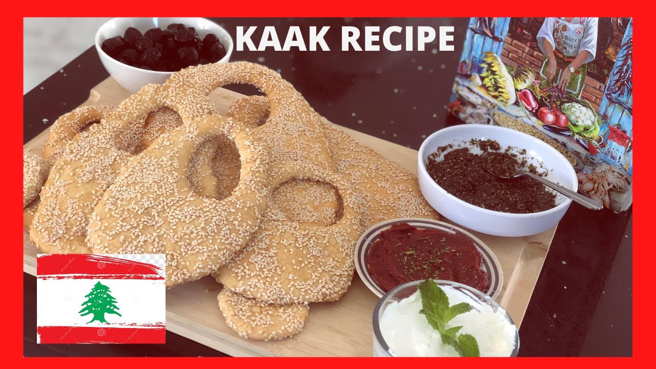 Lebanese Street Bread: Kaak Recipe: Easy