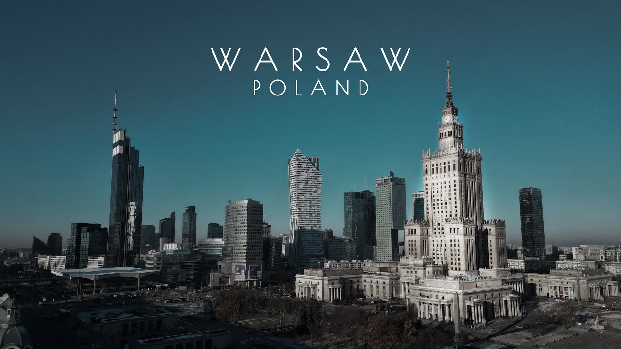 Warsaw, Poland 4K / Βαρσοβία, Πολωνία - DJI Mini 3 Pro Cinematic Drone Footage