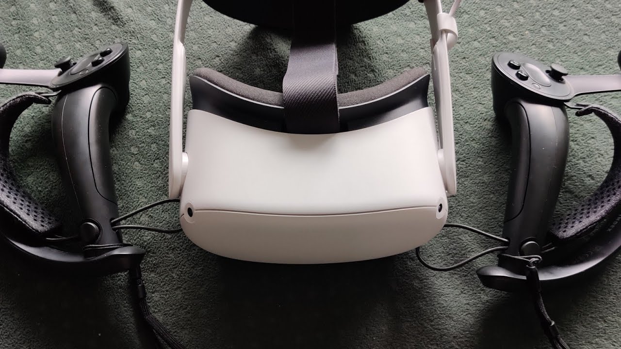 Valve Index Knuckles controllers with Quest 2 + Wireless VR with PC and virtual desktop 🤔
