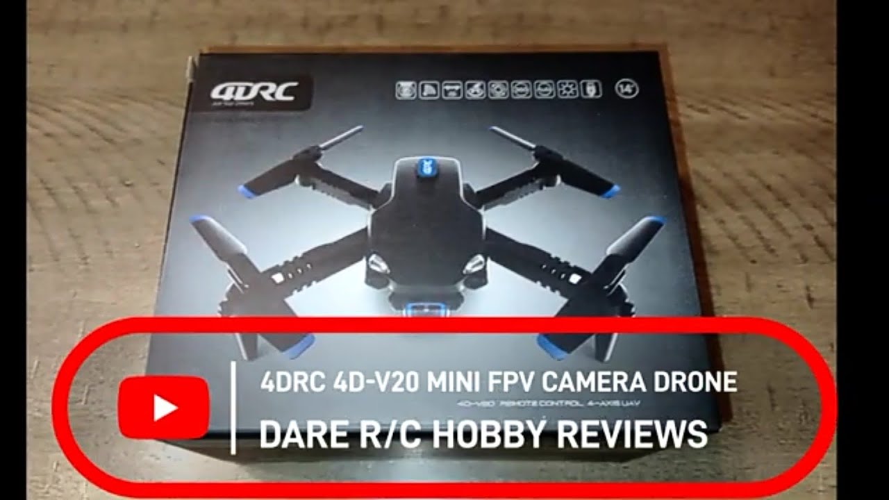 DRONEEYE 4DRC 4D-V20 MINI FPV DRONE UNBOXING VIDEO