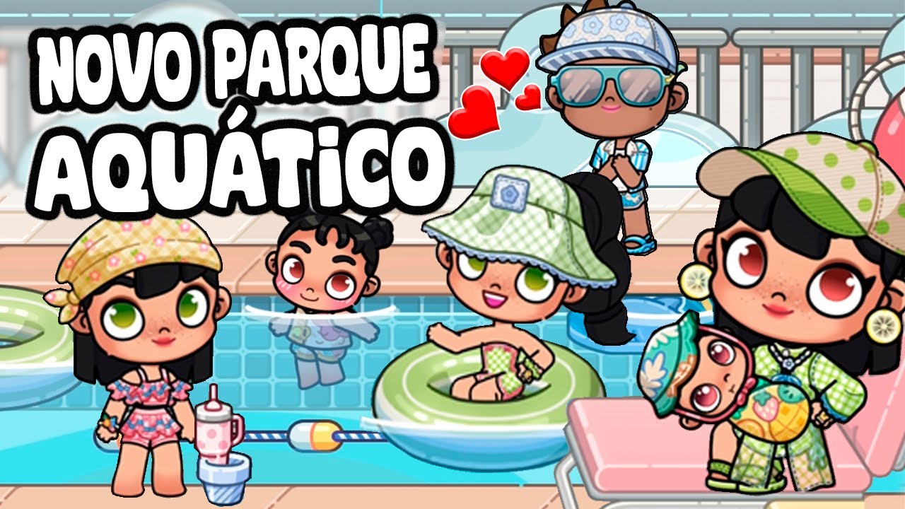 ROTINA NO NOVO PARQUE AQUÁTICO | PAZU AVATAR WORLD ROTINAS E HISTÓRIAS