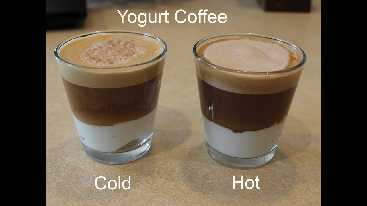 Yogurt Coffee - hot and cold