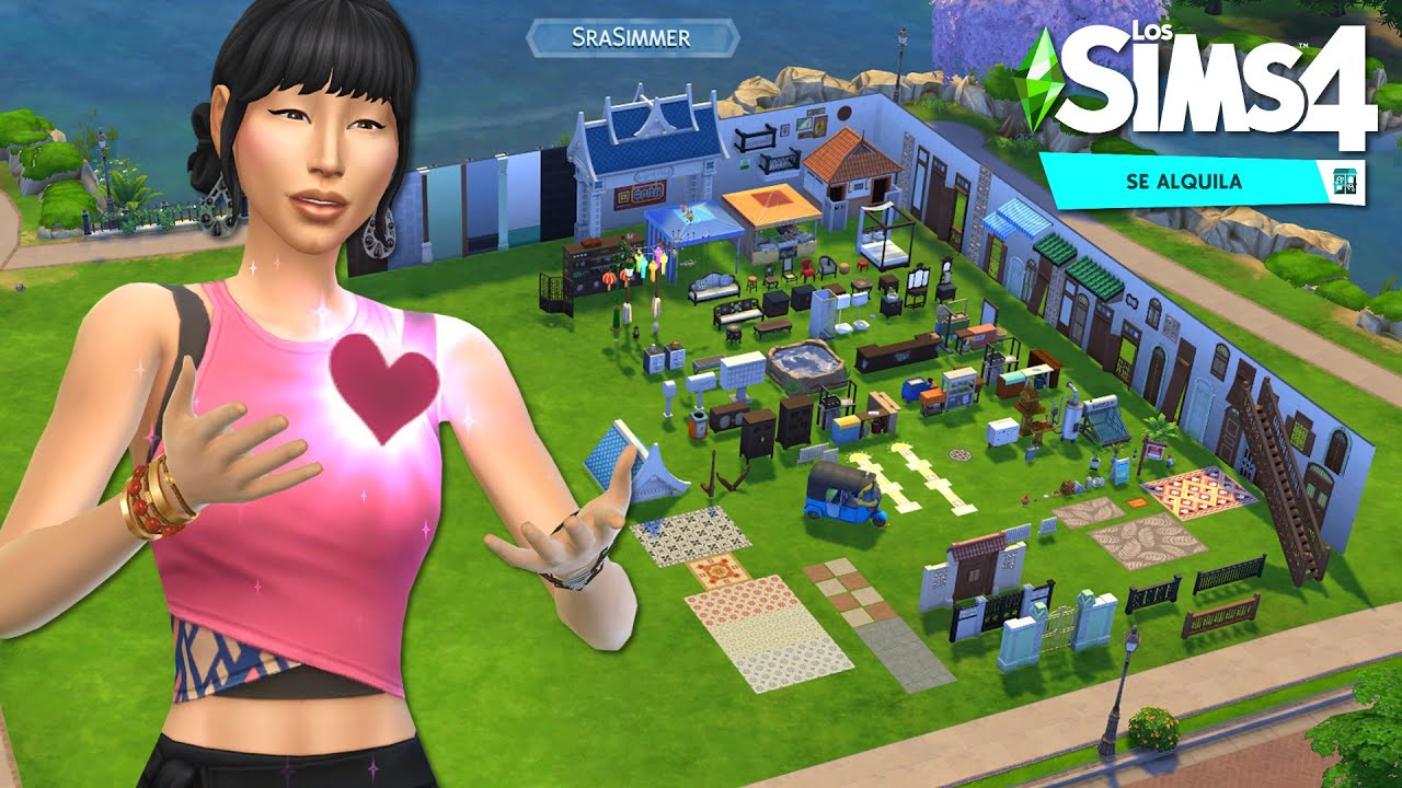 REVIEW del CAS Y MODO CONSTRUIR 🏠🔑 Los Sims 4 Se Alquila