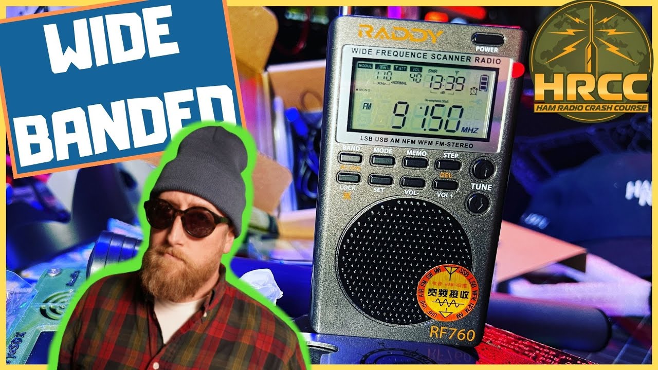 Raddy RF760 — миниатюрная радиостанция AM, FM, CB, HAM, AIR, SW с SSB!