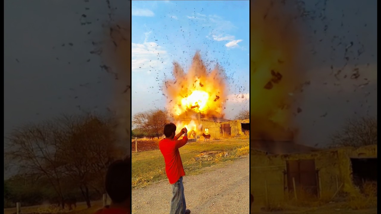 Building Blast 💥Video Editing #shortsfeed #funny #youtubeshorts #shorts #building #blast #ai #trend