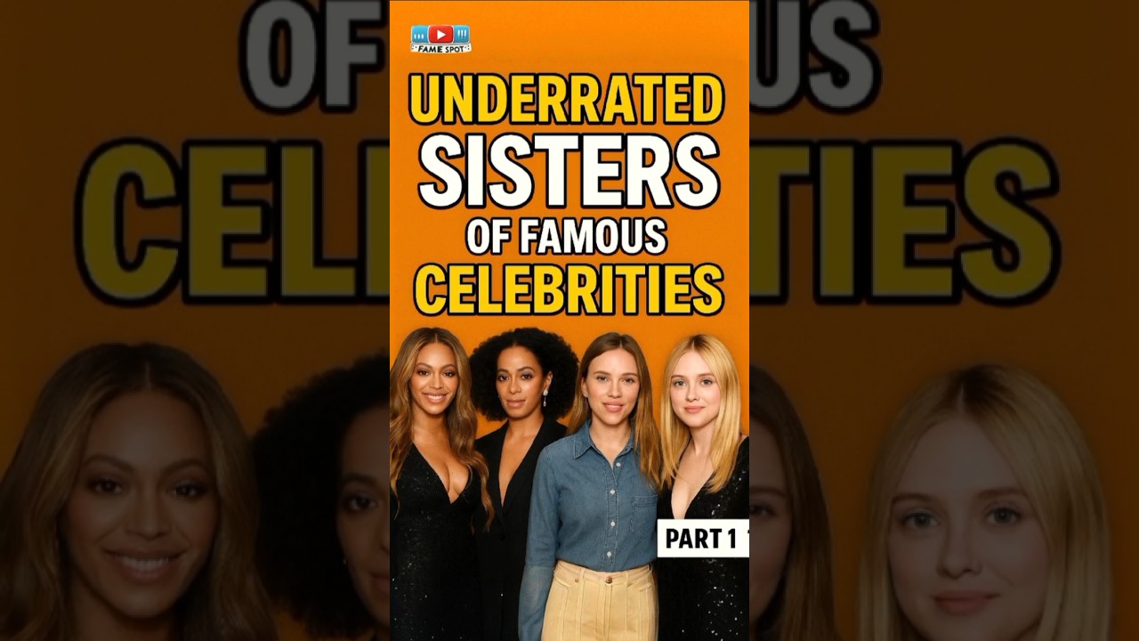 Underrated Sisters of Famous Celebrities #shorts