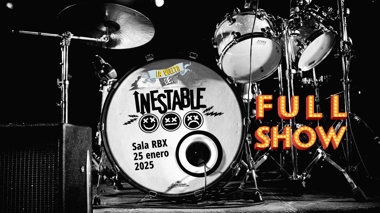 INESTABLE en vivo sala RBX - full show - enero 25/2025 (Audio c&aacute;mara)