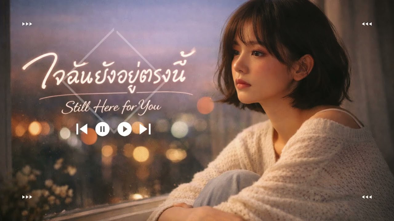 ใจฉันยังอยู่ตรงนี้(Still Here for You) : PucCaJune❤️Healing Music🎶Playlist #playlistsongs