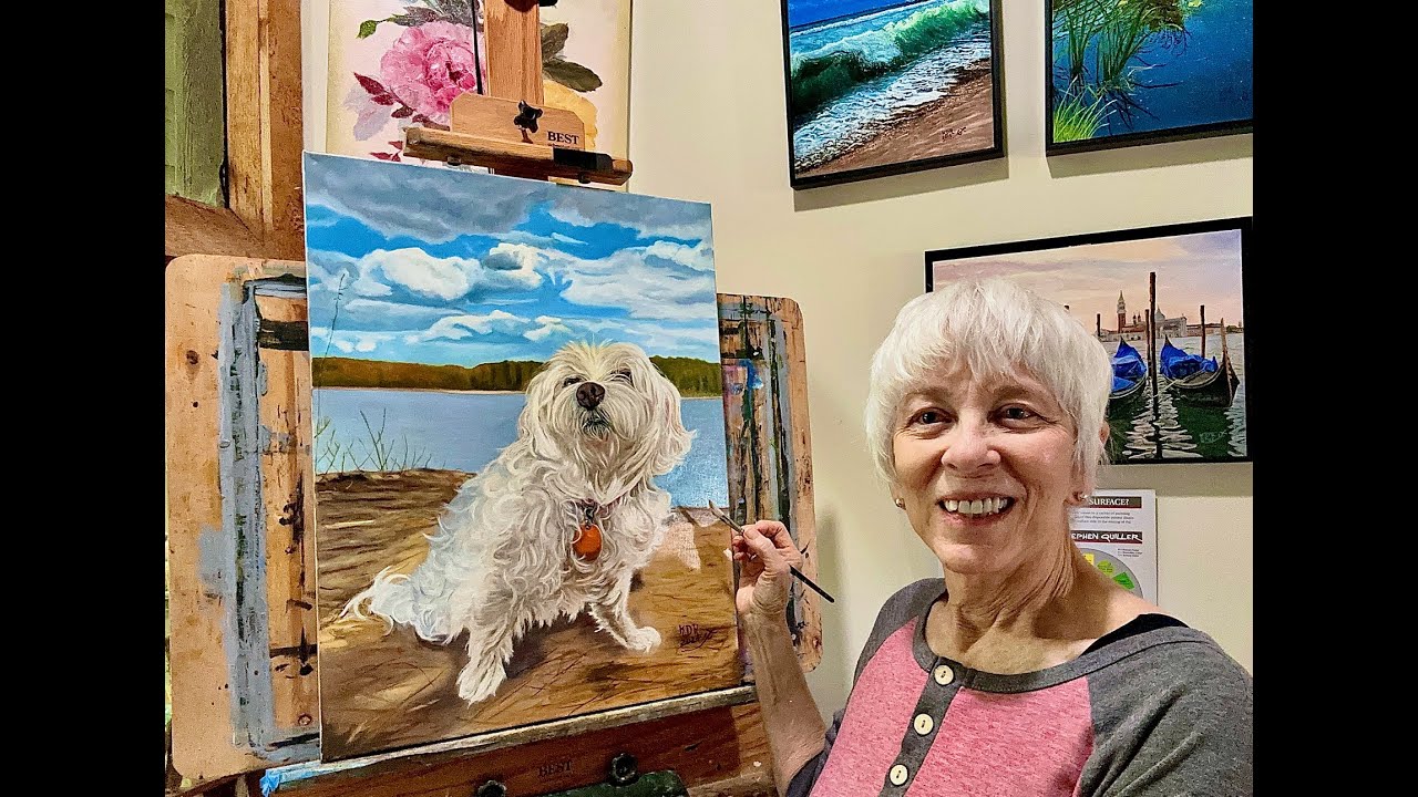 Dog Portrait in Oil- A Demonstration