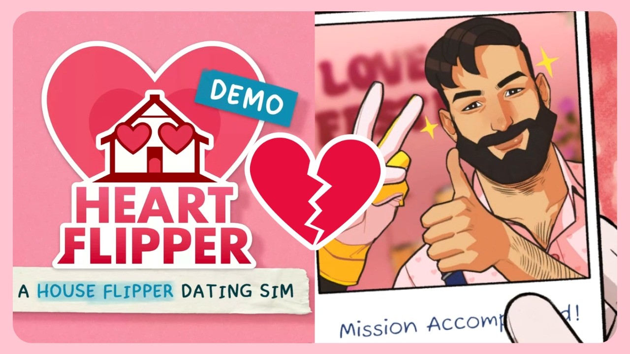 Don't Do What I Did in Heart Flipper: A House Flipper Dating Sim Demo 🩷 No Commentary