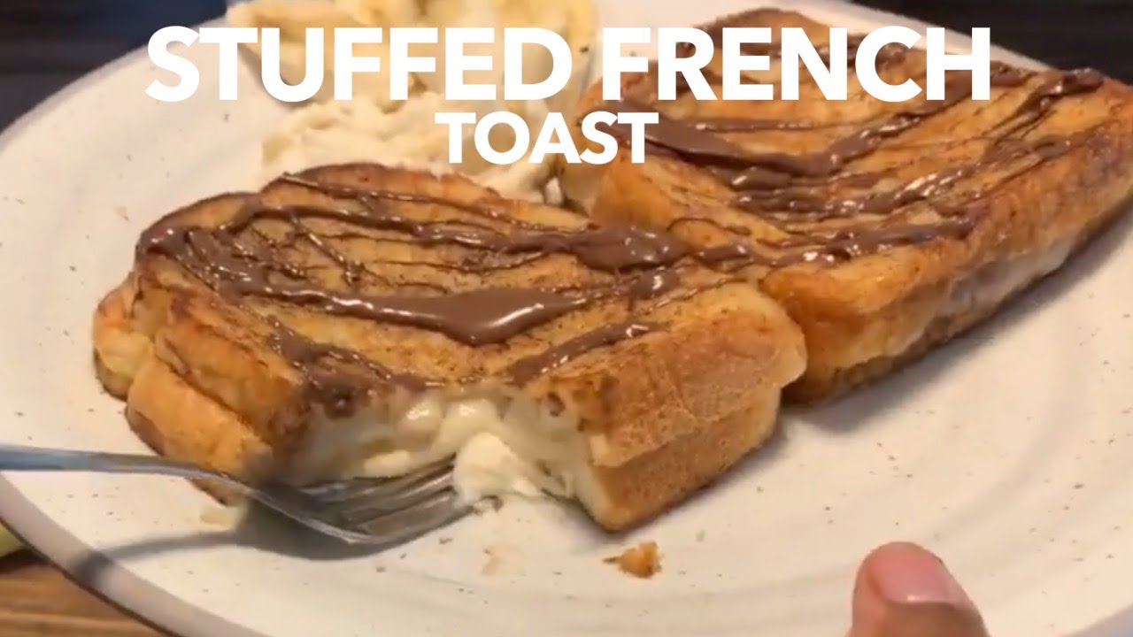 How to make  Delicious Stuffed French toast Stuffed with Banana Cream