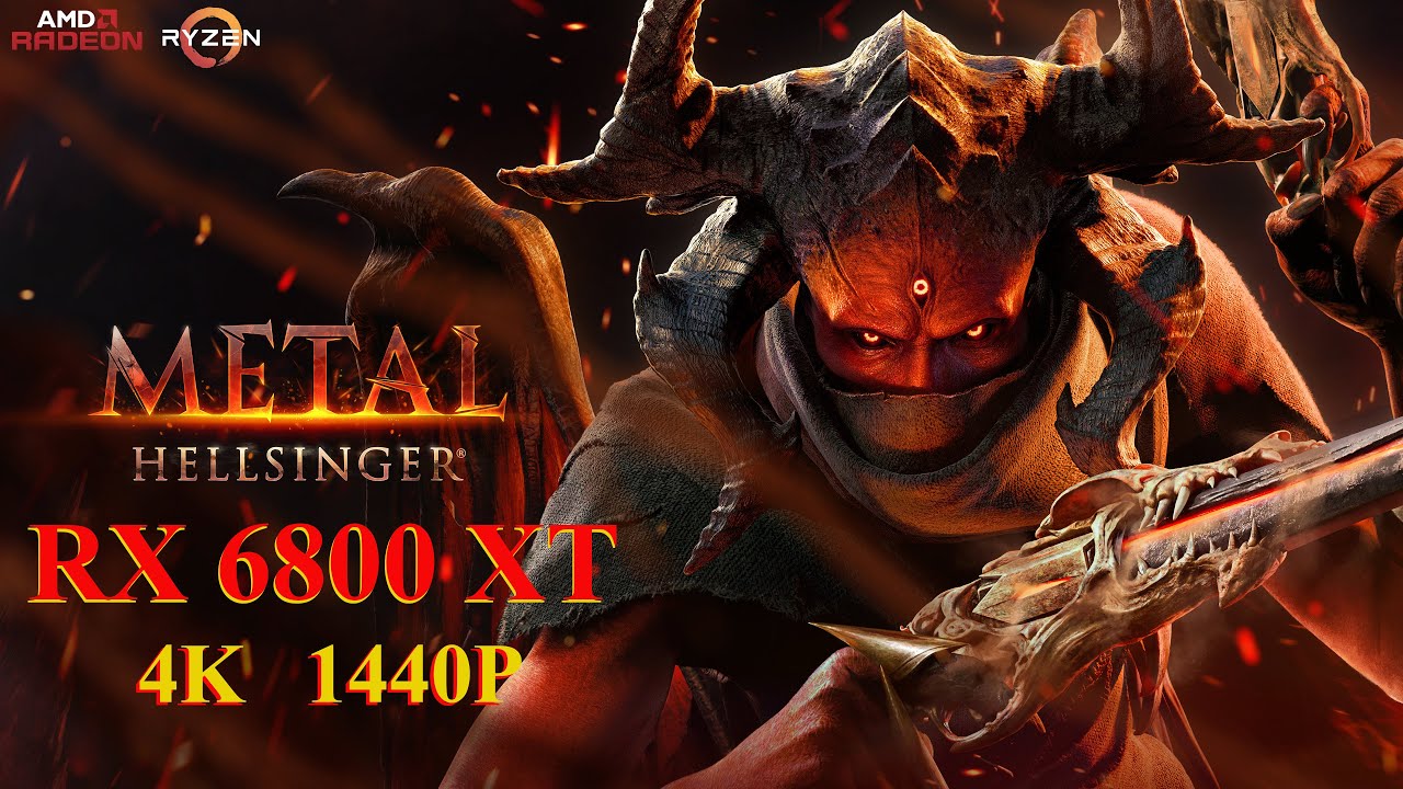 Metal: Hellsinger, RX 6800 XT, 4k - 1440p - Ultra