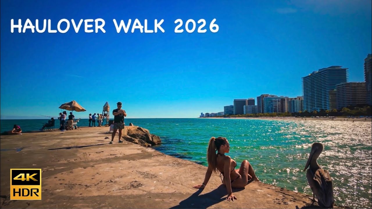 Haulover Inlet Walking Tour 2026 - Miami Beach & Bal Harbour Jetty 🇺🇸 [4K HDR]