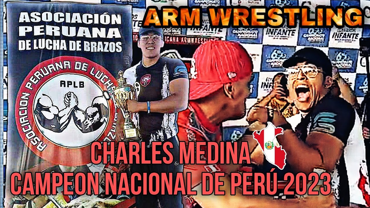 Armwrestling Perú Charles Medina Campeón Nacional 2023