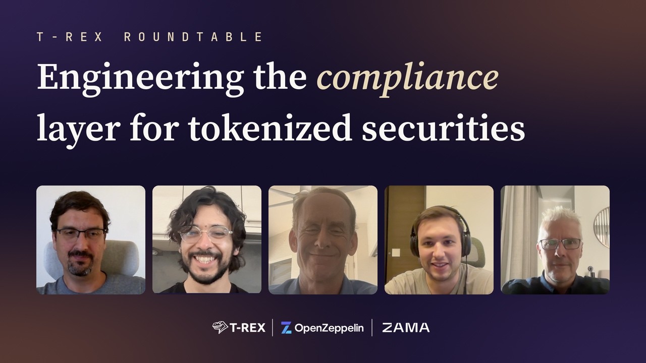 Engineering Compliant Tokenized Securities | T-REX &times; OpenZeppelin &times; Zama