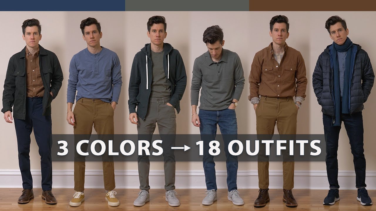 18 идей нарядов с использованием всего 3 цветов (при участии Everlane)