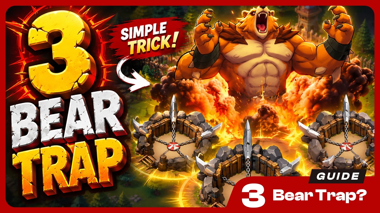 3 Bear Trap ❓ ??? 😱 | Kingshot