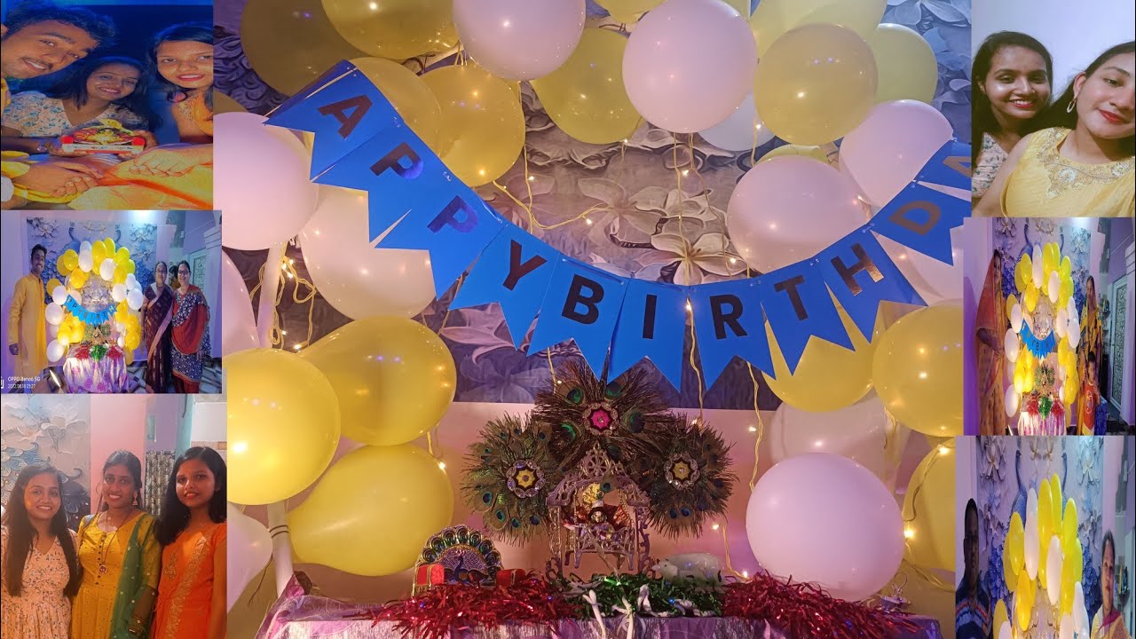 kanha's Birthday Celebration (janmashtami)❤️❤️🎉🎉