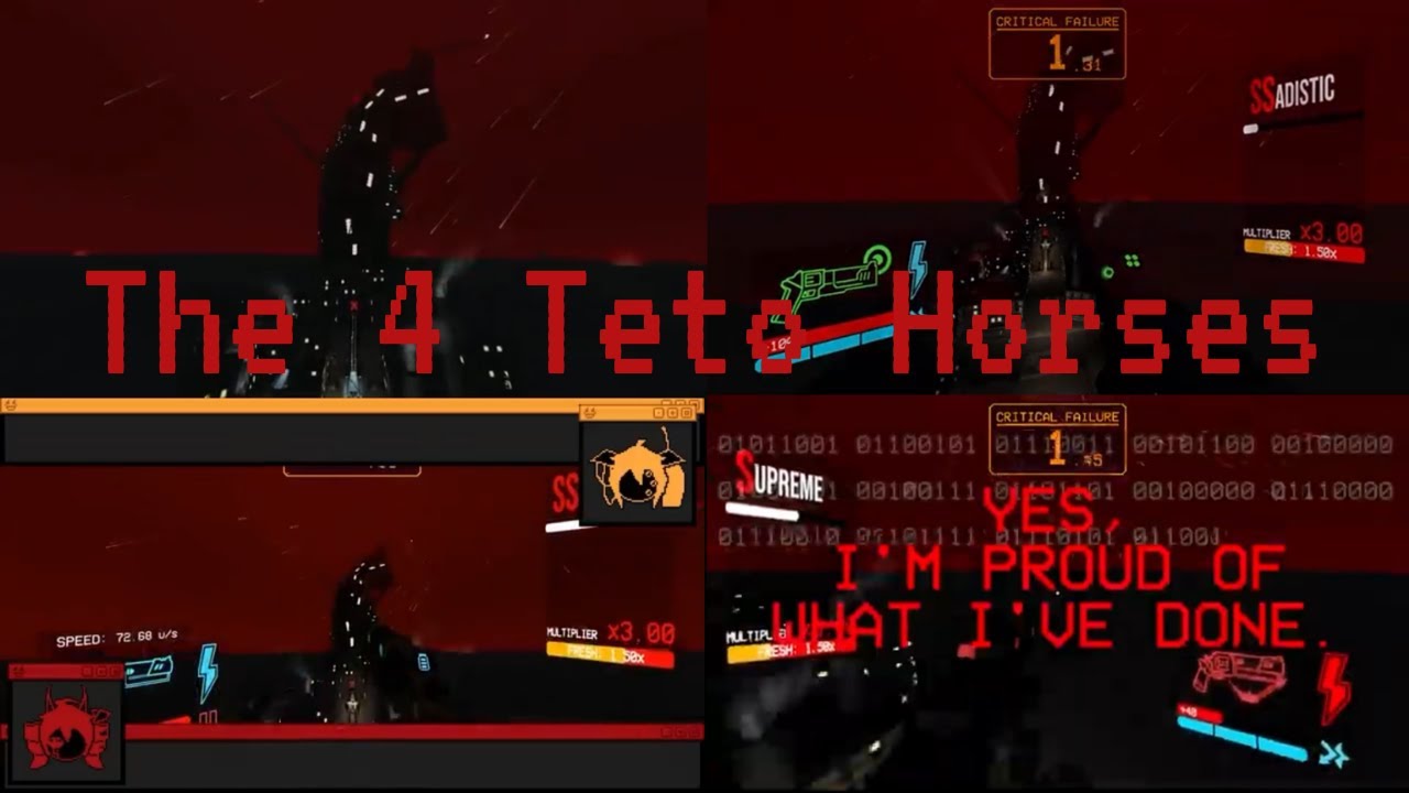 The Four Teto Horses of War Without Reason With Lyrics - WWR Mashup