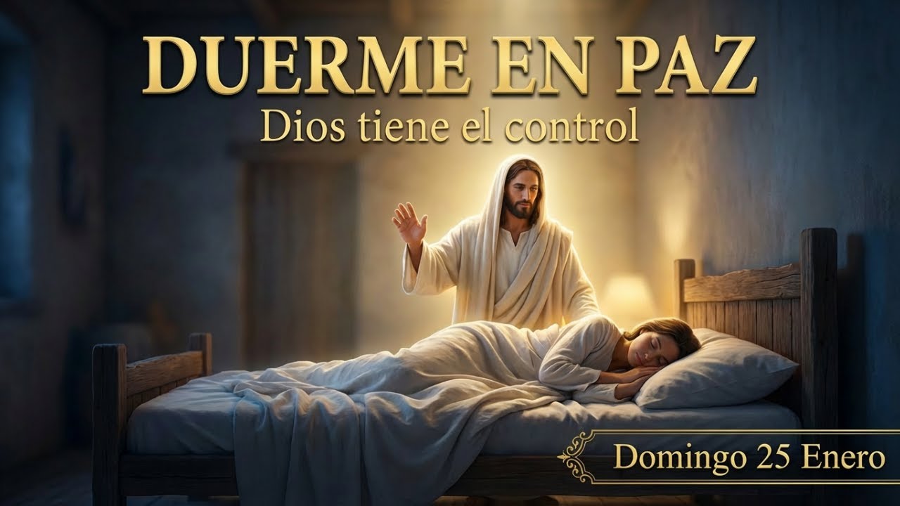 Oración de la Noche para Dormir en Paz y Bajo la Protección de Dios | Domingo 25 de enero de 2026
