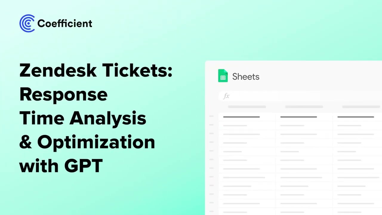 Zendesk Tickets: Response Time Analysis & Optimization