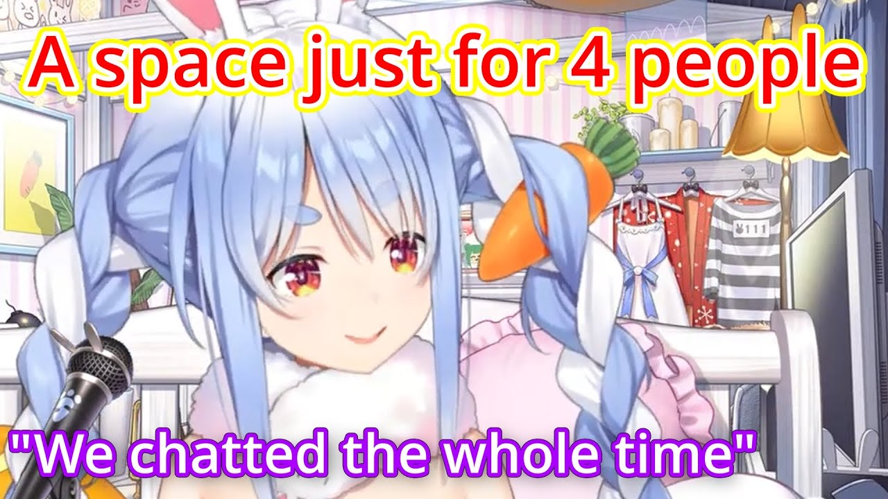 Pekora experienced something more valuable than the experience of flying first class.