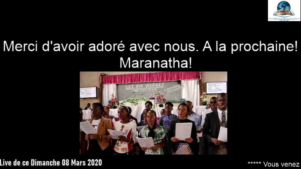 Pr&eacute;dication diffus&eacute;e en Direct depuis l'Assembl&eacute;e Locale de Kinshasa, R.D.Congo