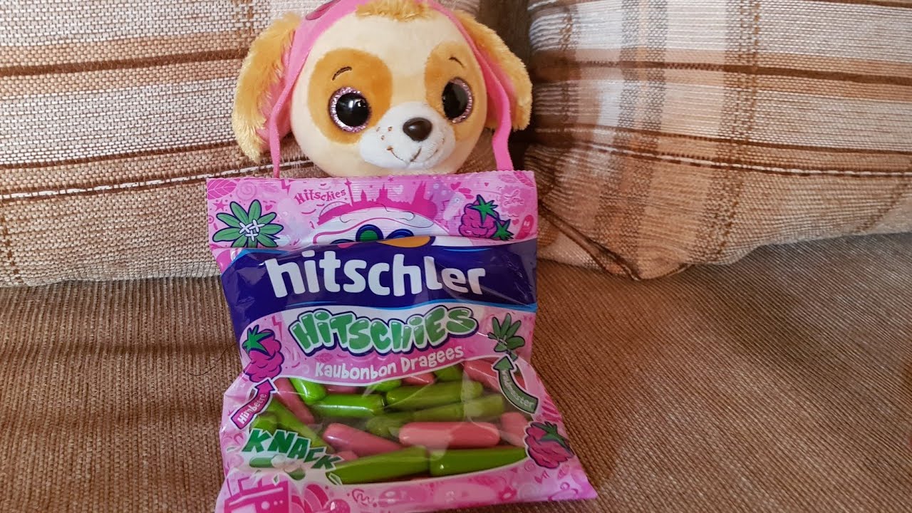 Hitschler Hitschies Kaubonbon Dragees Knack Himbeere Unboxing