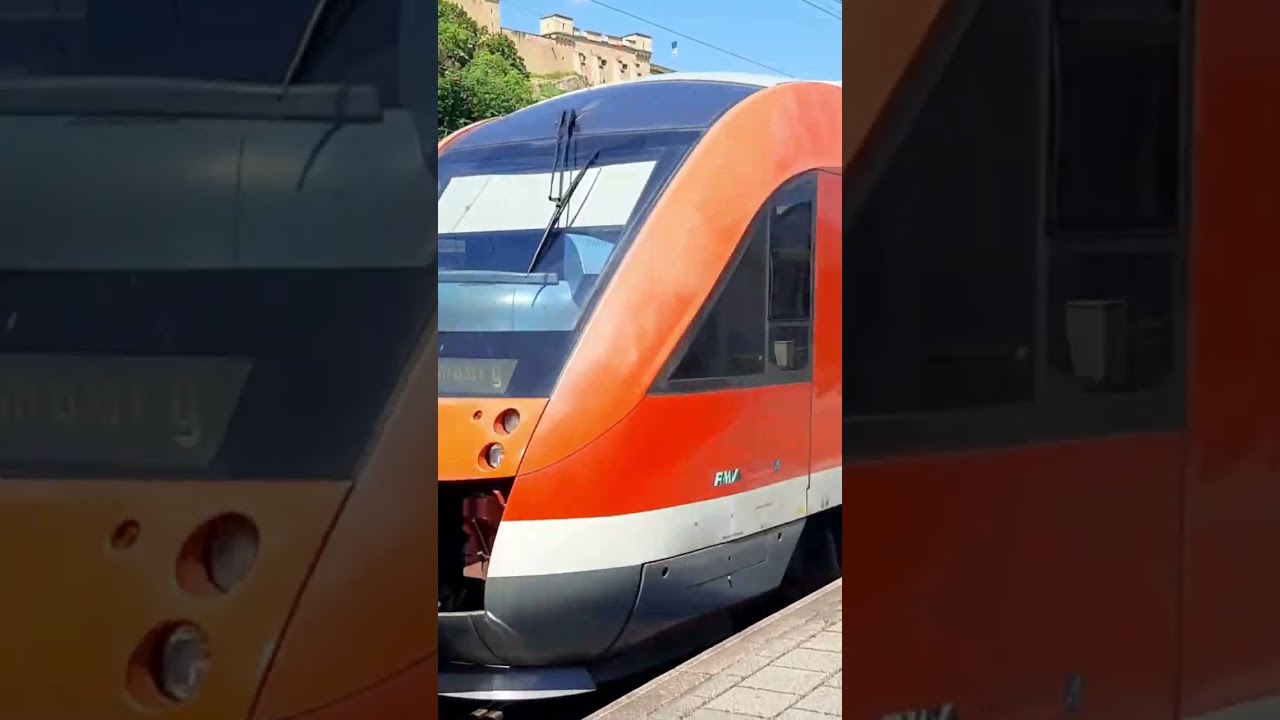 Ausfahrt einer BR 648 in Koblenz HBF