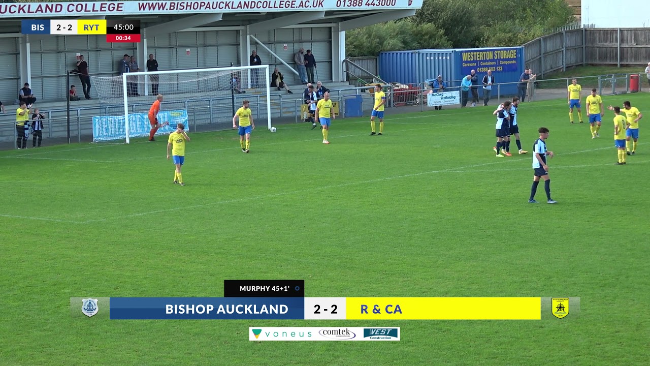 Bishop Auckland v Ryton and Crawcrook Albion 11th September 2021 3:00pm Kick Off Highlights