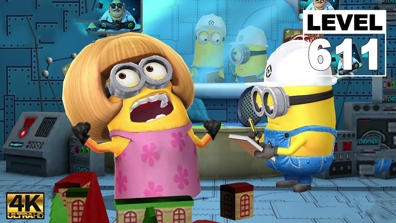 Minion Rush Mom Minion run for 03m as the Mega Minion at Minion Park - LEVEL 611