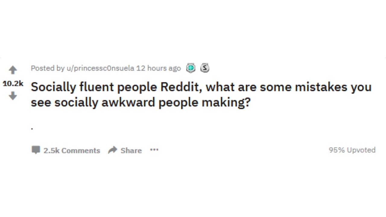 TIPS TO BEAT SOCIAL AWKWARDNESS | r/AskReddit Answers & Responses