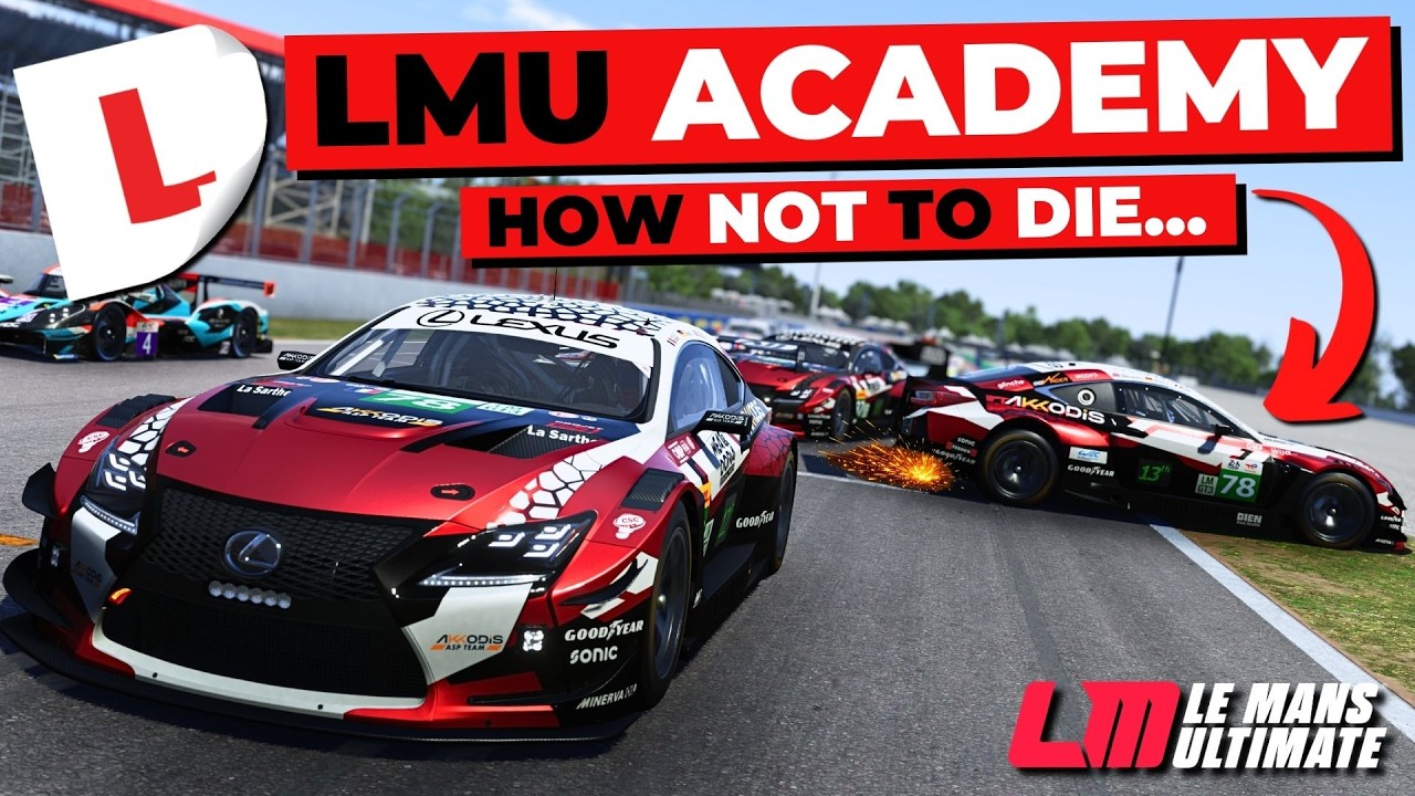 LMU Driver Academy: How to Survive Lap One (Somehow) 🚑 Episode 1