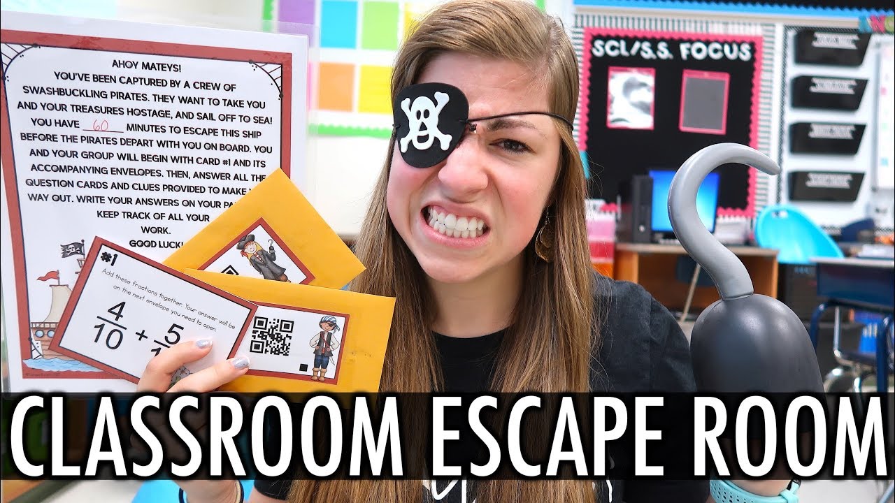 Classroom Escape Room | Pocketful of Primary Teacher Vlog