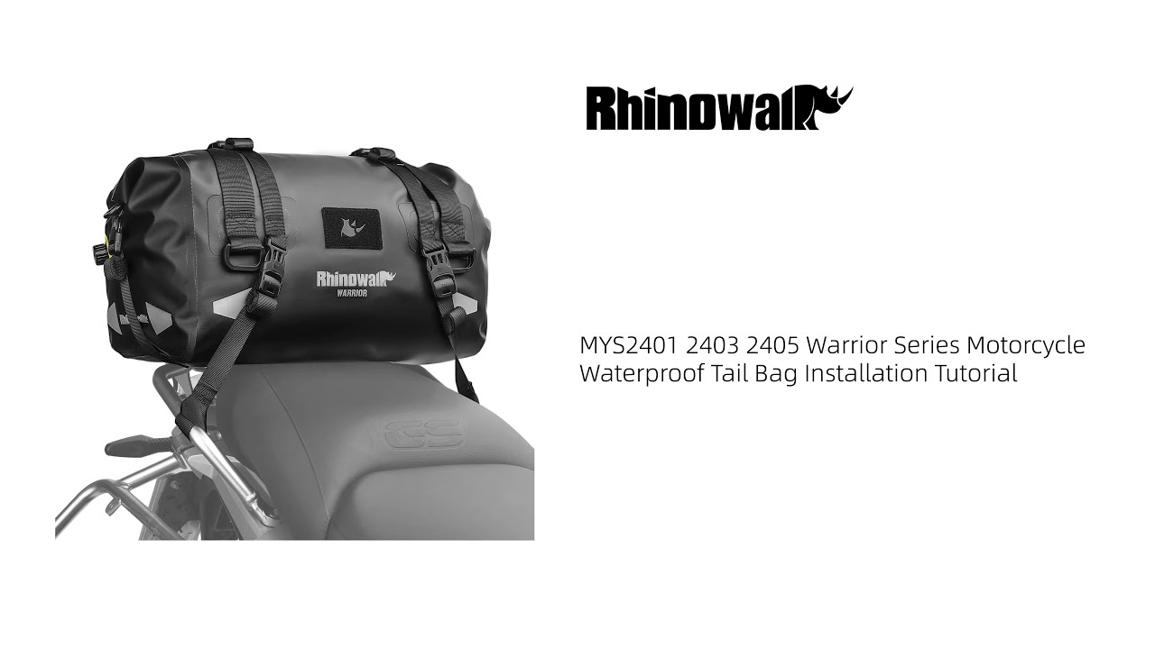 🛠️🔥 How to Install the Warrior Series Motorcycle Tail Bag &ndash; Step by Step Guide! 🏍️💨