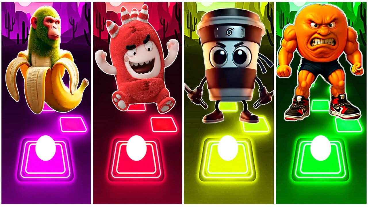 Chimpanzini Bananini 🆚 Oddbods Fuse 🆚 Capuchina Assasino 🆚 Din Din Dun. 🎶 Who Is Best?
