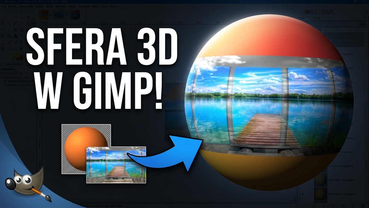 Gimp - Jak zrobić animacje kuli.