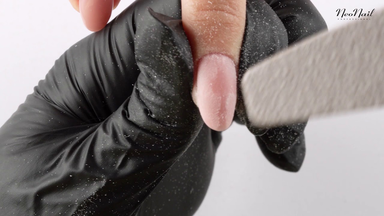 NeoNail USA TUTORIAL - Nail Extension With a Cover Protien Base